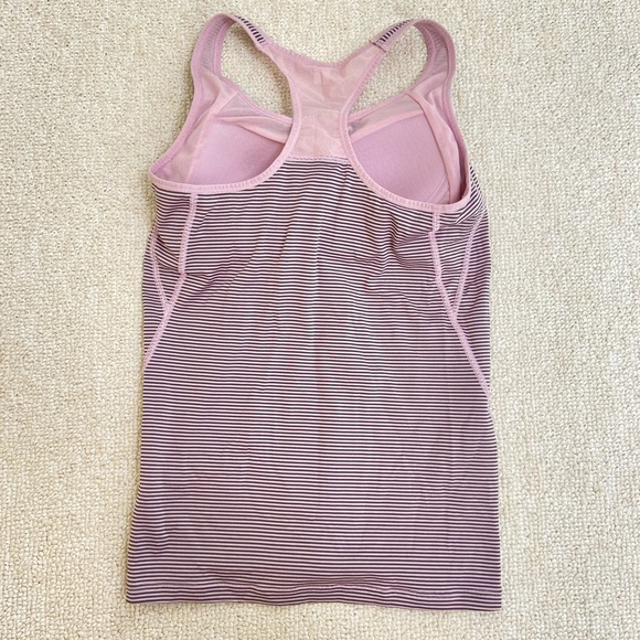 Uniqlo Pink/Purple Striped Tank Top - Picture 2 of 2
